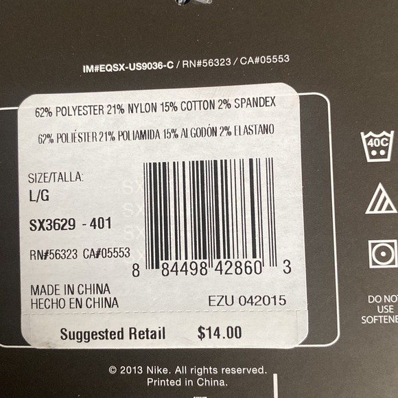 Brand new Nike Elite Cushioned mens crew socks 8-12 and 12-15 you can bundle up - Picture 3 of 5